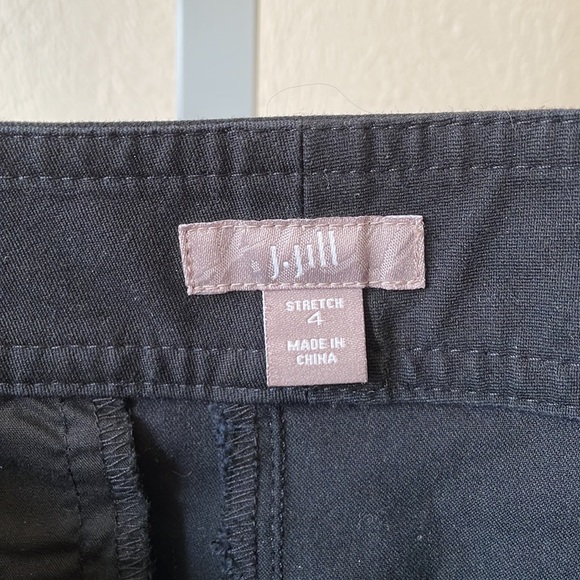 J.Jill stretch high waisted poplin cotton cropped pants - Picture 4 of 8